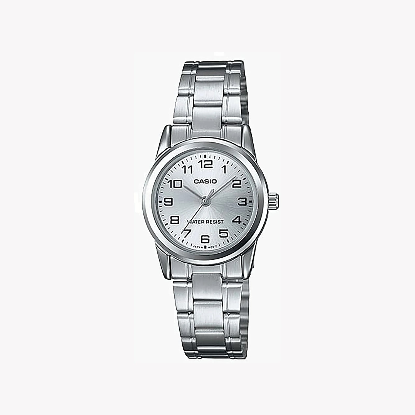 Casio Women's Silver Stainless Steel Watch, Silver Dial | Ltp-V001d-7b by i-watch