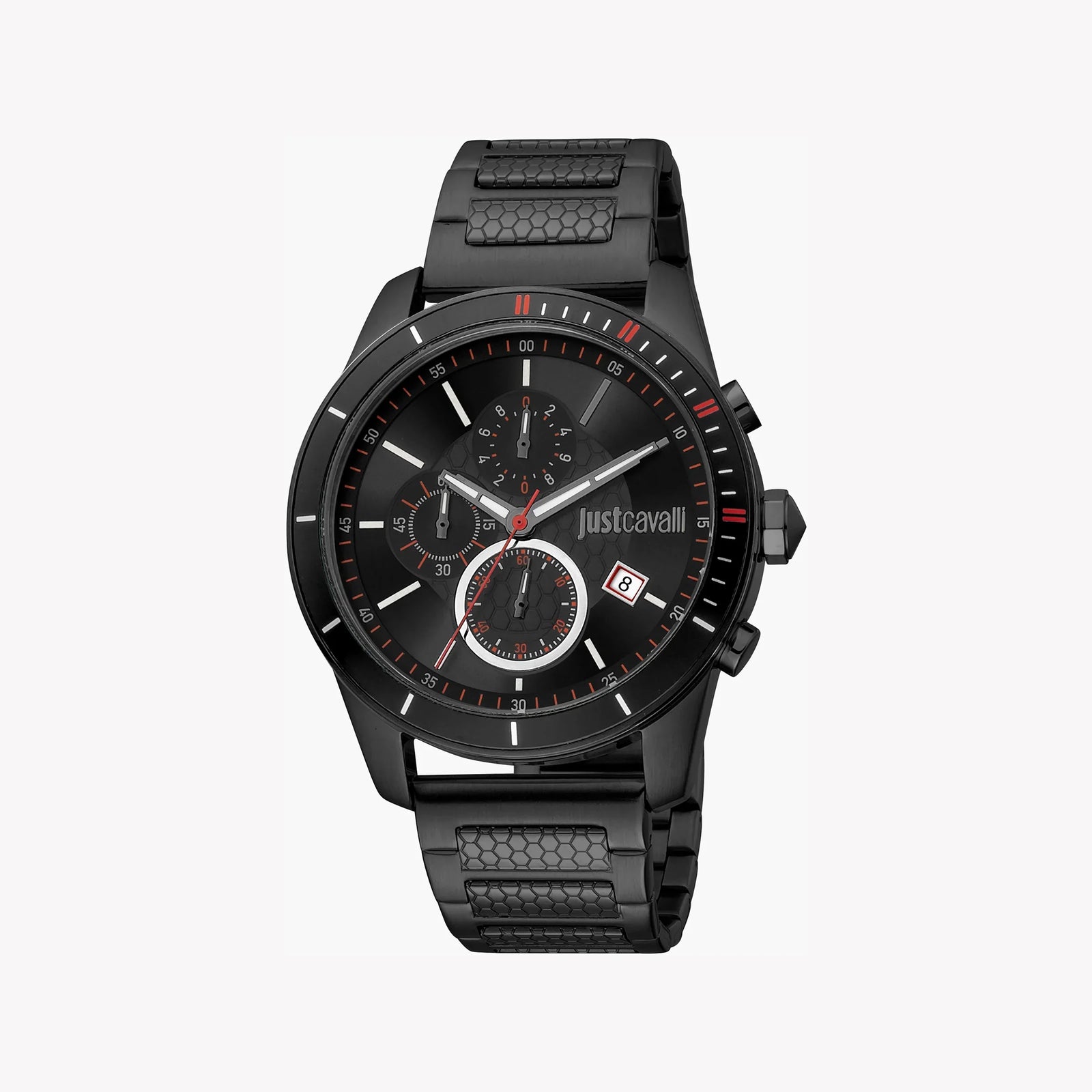 Just Cavalli Men's Black Stainless Steel Watch, Black Dial | Jc1g166m0065 by i-watch