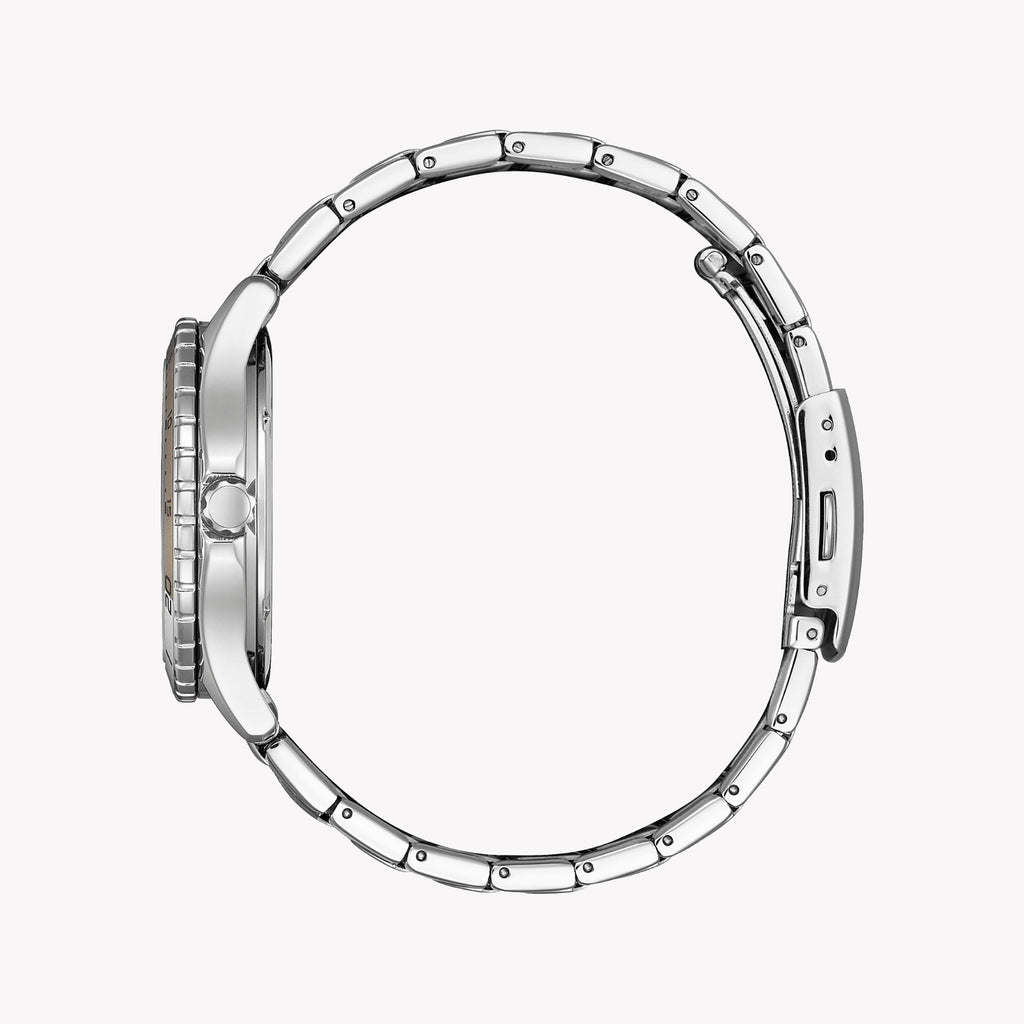 CITIZEN FE6170-88X - RADIANT CONFIDENCE: Modern Pink Dial & Silver Elegance Women's Watch-i-Watch-3