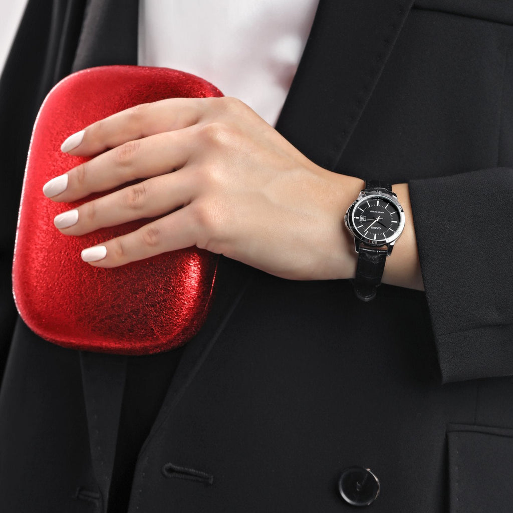 CASIO LTP-V004L-1AUDF ELEGANT SPORTY TIMEPIECE - STYLISH LEATHER & WATER-RESISTANT DESIGN-i-Watch-2