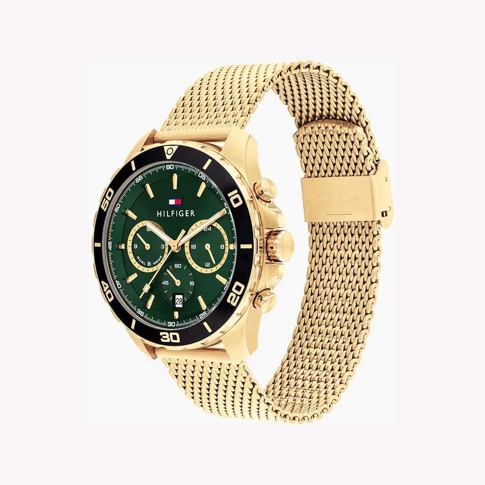 Tommy Hilfiger Men's Gold Stainless Steel, Gold Band | 1692185 by i-watch