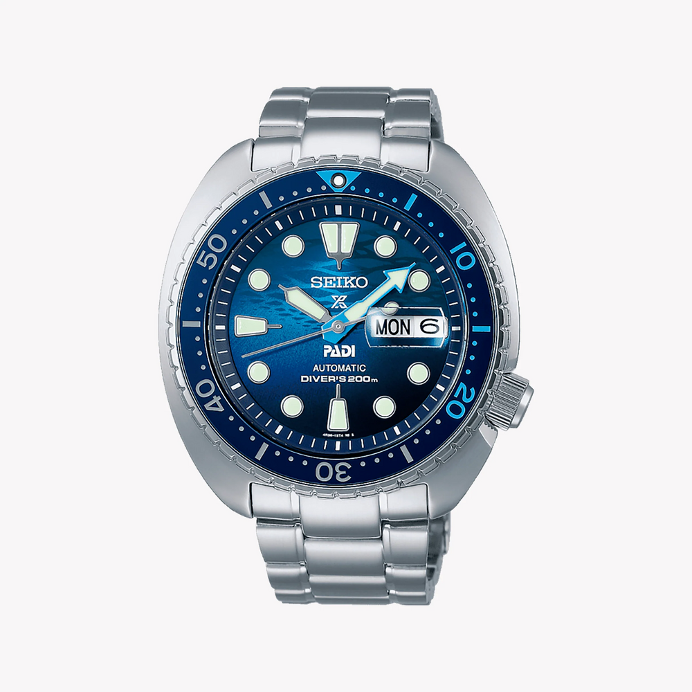 Seiko Men's Silver Stainless Steel, Blue Dial | Srpk01k1 by i-watch