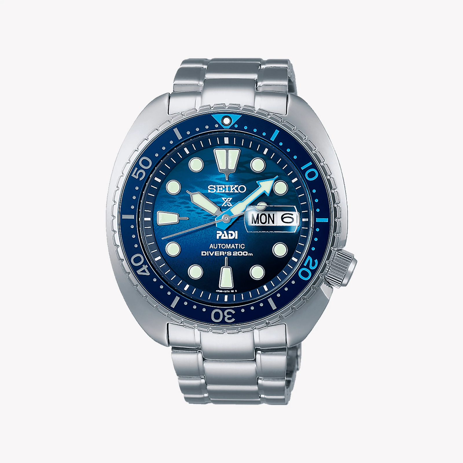 Seiko Men's Silver Stainless Steel, Blue Dial | Srpk01k1 by i-watch