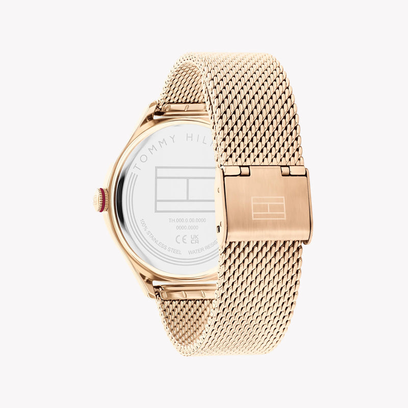 Tommy Hilfiger Men's Rose Gold Watch, White Dial | 1692168 by i-watch