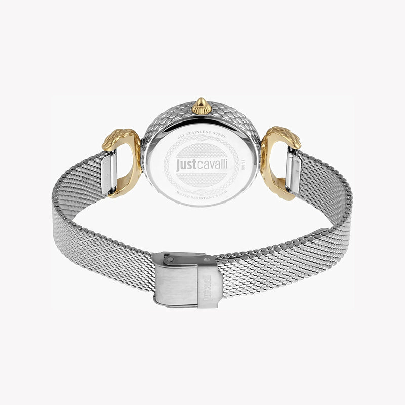 Just Cavalli Women's Silver Stainless Steel Watch, Silver Dial | Jc1l148m0255 by i-watch