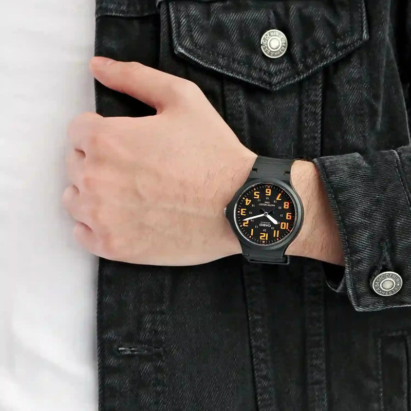 Casio Men's Black Resin Watch, Bold Design | Mw-240-4bv by i-watch