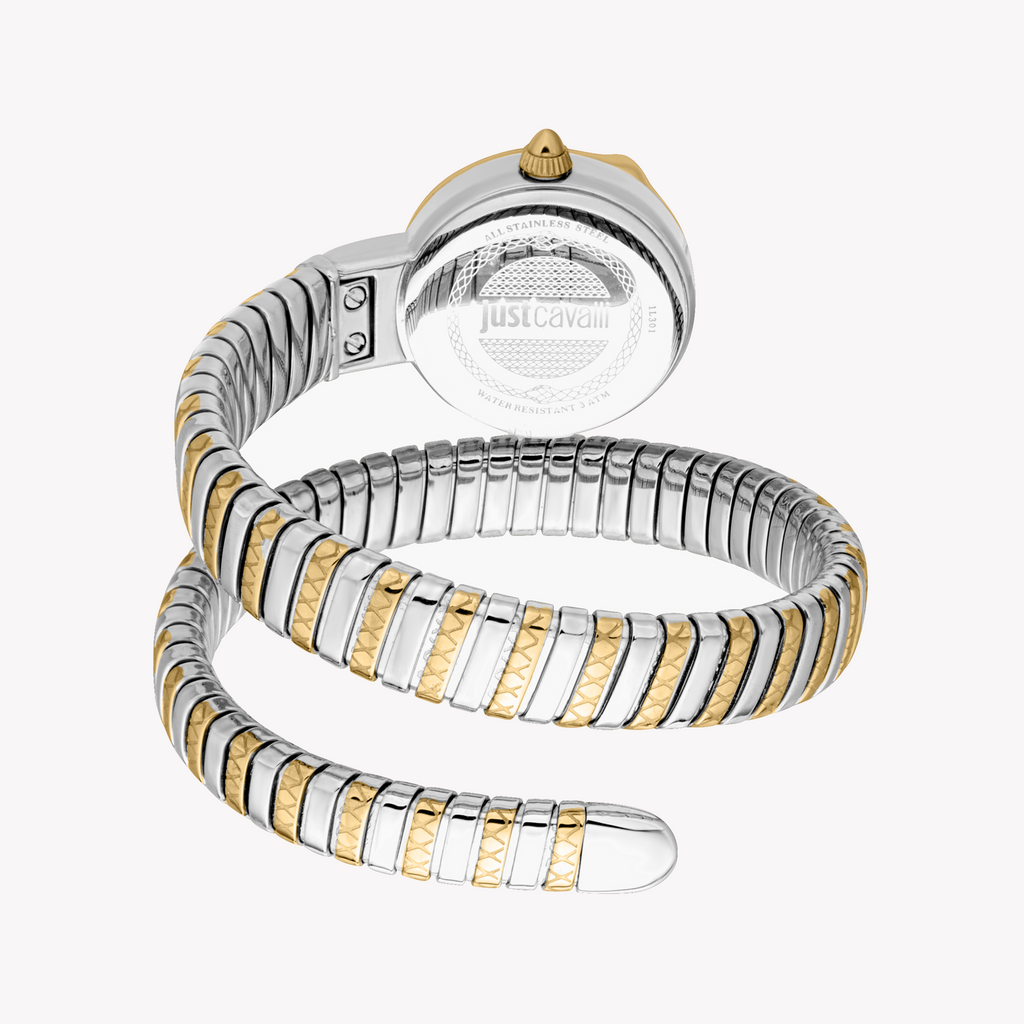 JUST CAVALLI JC1L301M0065 - ELEGANT TWILIGHT WOMEN'S WATCH with Two-Tone Silver & Gold Design-i-Watch-3