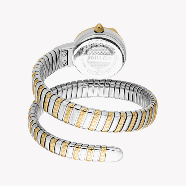 Just Cavalli Women's Two-Tone Watch, Silver Dial | Jc1l301m0065 by i-watch