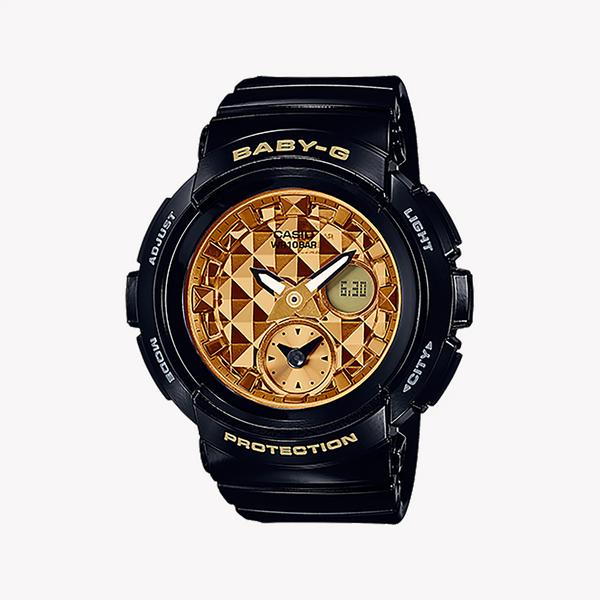 Bga-195m-1adr Baby-G Black Chic - Sporty Elegance Women's Watch With Multi-Dimensional Style And World Time Features by i-watch