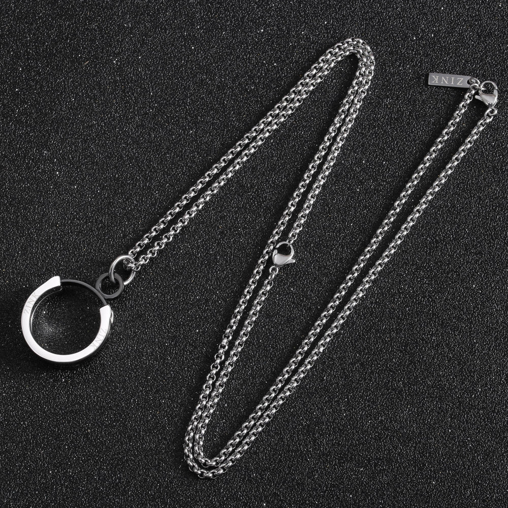 Zjpd010ss-Sb Zink Men's Necklace by i-watch