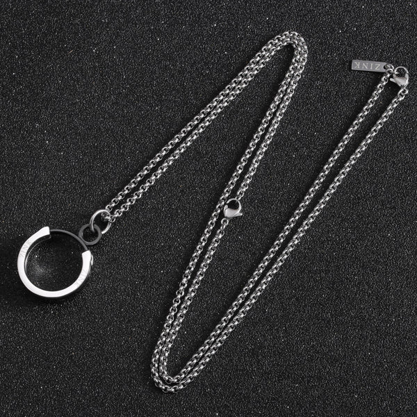 Zjpd010ss-Sb Zink Men's Necklace