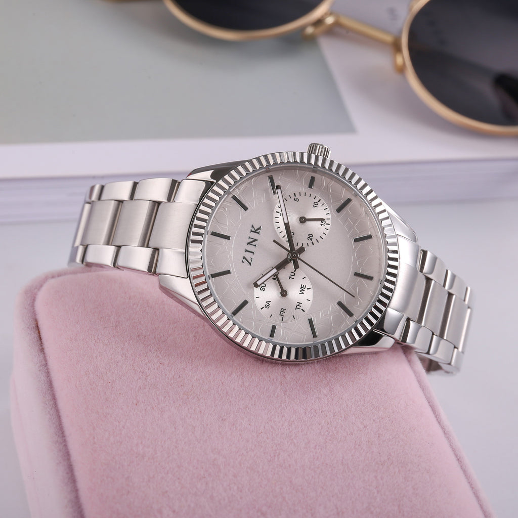 Zink Women's Silver Stainless Steel Watch | Zk128l2ss-16