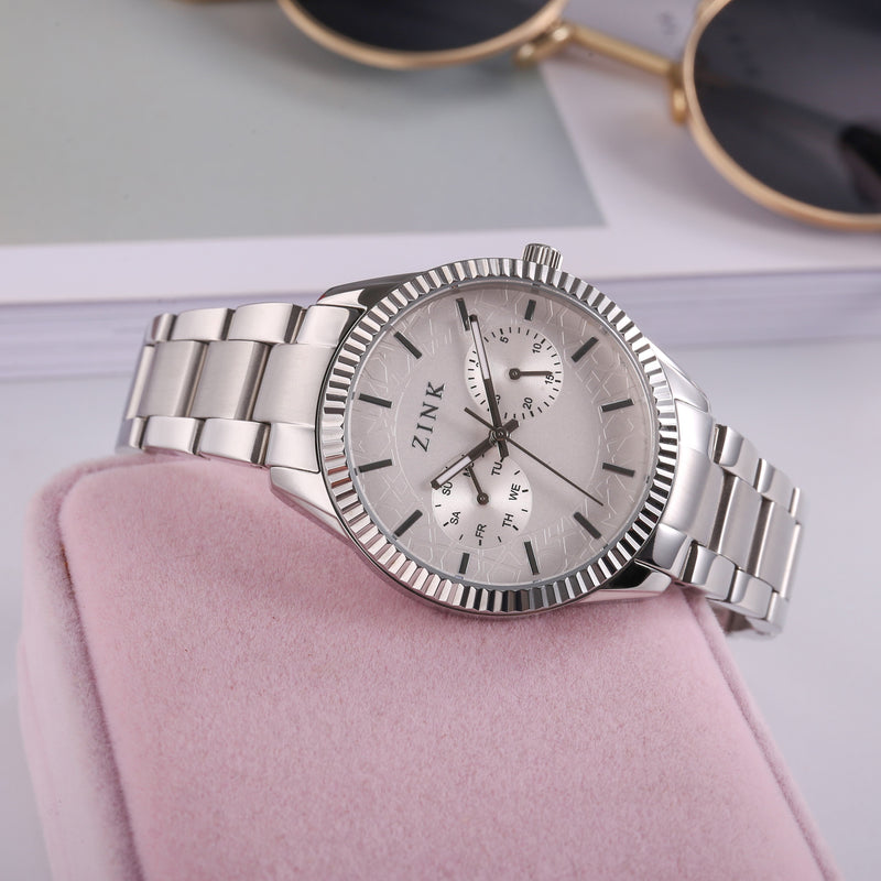 Zink Women's Silver Stainless Steel Watch | Zk128l2ss-16 by i-watch