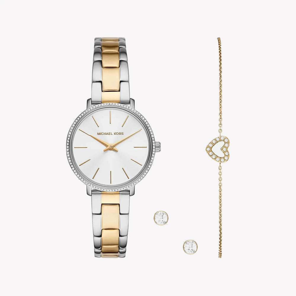 Michael Kors Women's Stainless Steel Watch, Silver-Gold | Mk1041 by i-watch