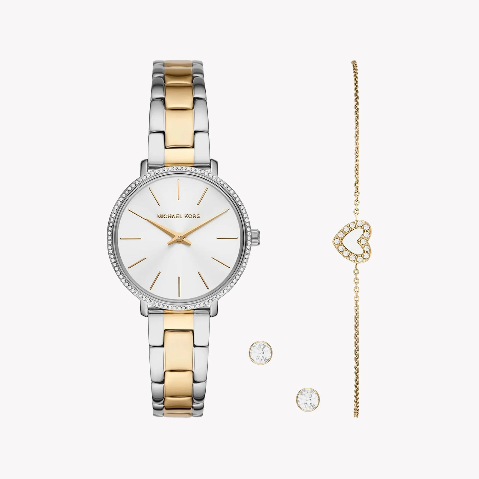 Michael Kors Women's Stainless Steel Watch, Silver-Gold | Mk1041 by i-watch
