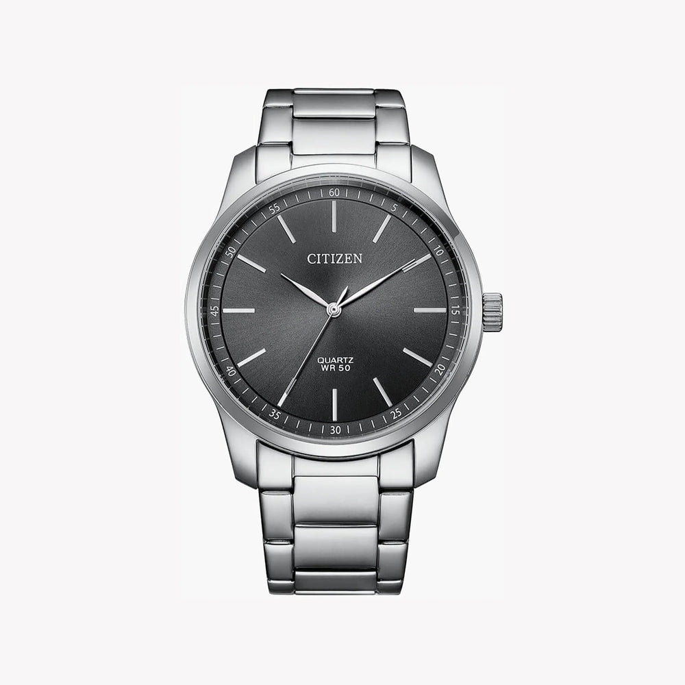 Citizen Bh5001-56h Urban Elegance - Men's Stainless Steel Quartz Watch With Black Dial by i-watch
