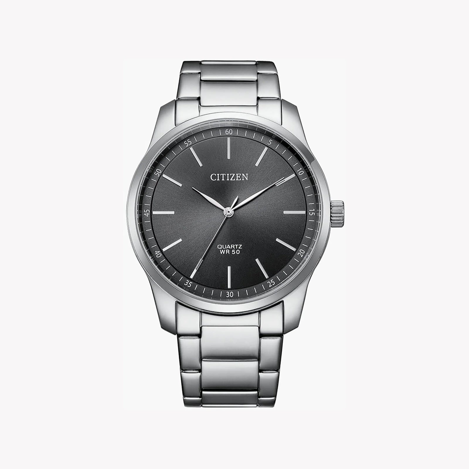 Citizen Bh5001-56h Urban Elegance - Men's Stainless Steel Quartz Watch With Black Dial by i-watch