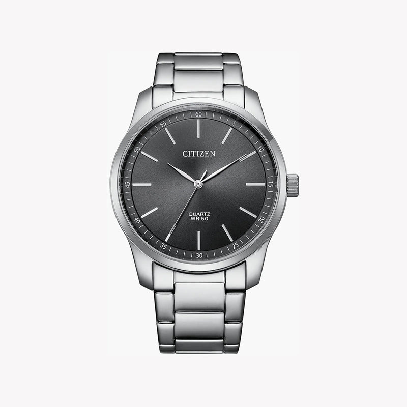 Citizen Bh5001-56h Urban Elegance - Men's Stainless Steel Quartz Watch With Black Dial by i-watch