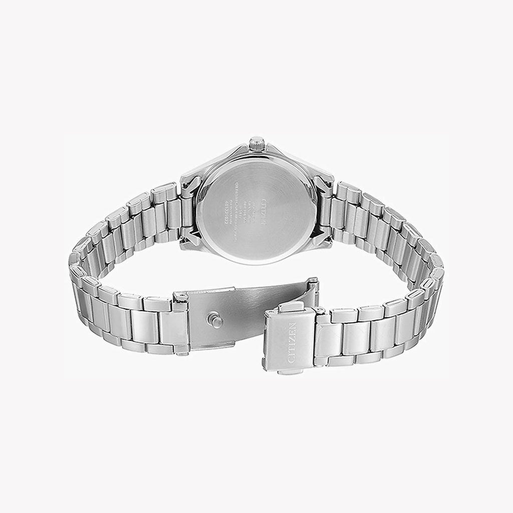 CITIZEN EQ0591-81E - ELEGANT TIMEPIECE - STUNNING BLACK DIAL & SILVER STAINLESS STEEL - WOMEN'S WATCH-i-Watch-3