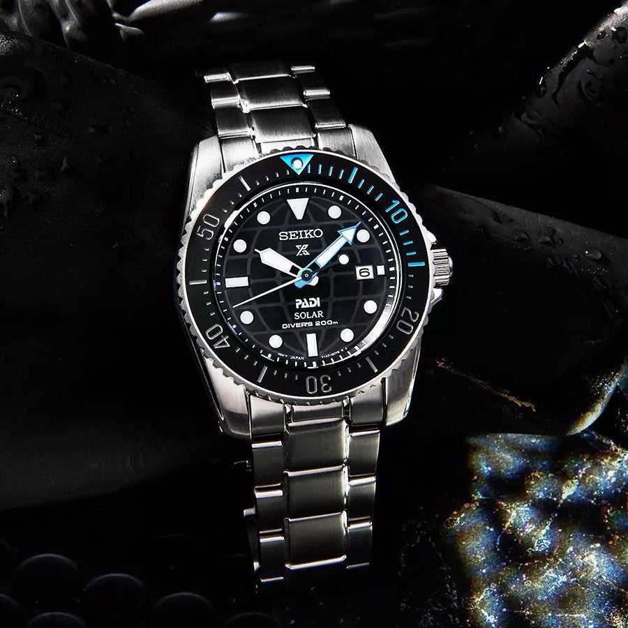 SEIKO SNE575P1 Men's Quartz Watch, Blue Dial, 20 ATM Water Resistant-i-Watch-3