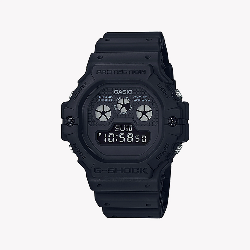 Casio G-Shock Dw-5900bb-1dr Bold Adventure - Men's All-Black Resin Sport Watch by i-watch