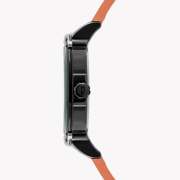 Police Men's Black Stainless Steel, Brown Leather | Pl-15659jsb_03 by i-watch