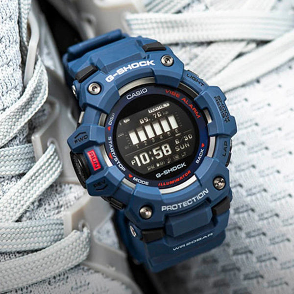 G-Shock Men's Blue Resin Watch, Digital | Gbd-100-2dr by i-watch