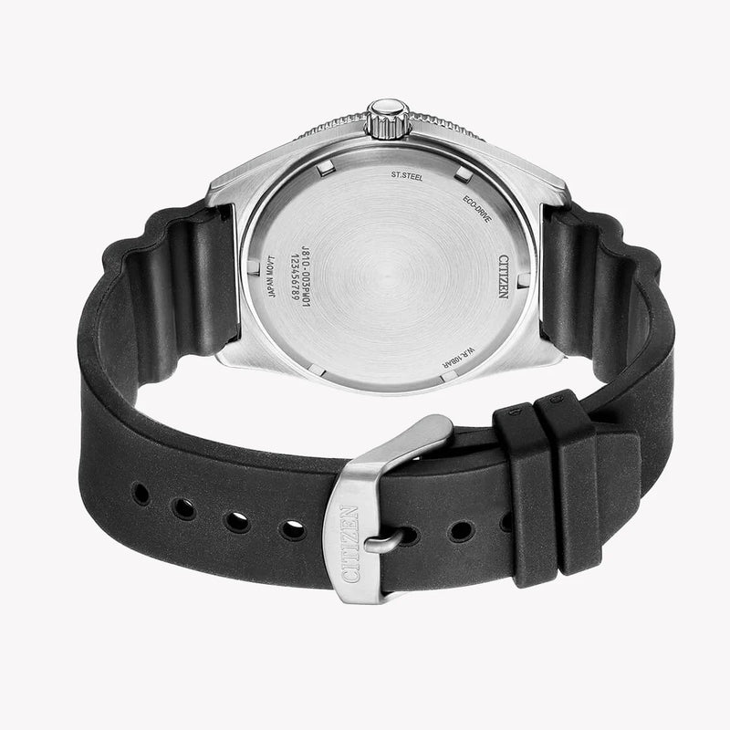 Bold Performance Men's Silver Stainless Steel, Black Rubber | Aw1760-14x by i-watch