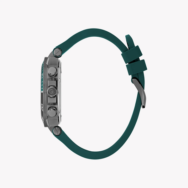 Guess Men's Grey Stainless Steel Watch, Green Dial | Z14007g9mf by i-watch