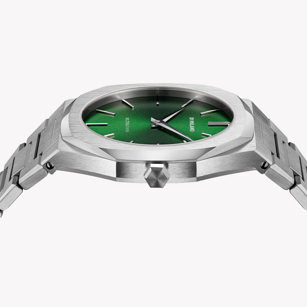 D1 Milano Women's Silver Watch, Dark Green Dial | D1-UTBL11 by i-watch