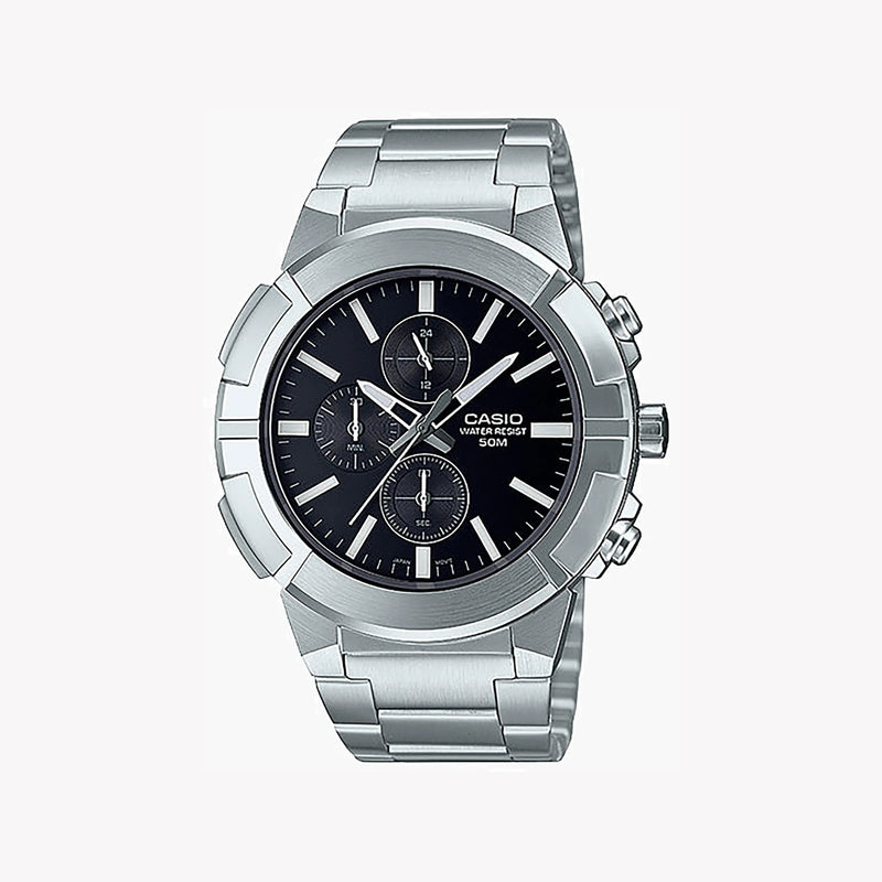 Casio Mtp-E501d-1avdf Adventure-Ready - Stylish Men's Sport Watch With Sleek Silver Design by i-watch