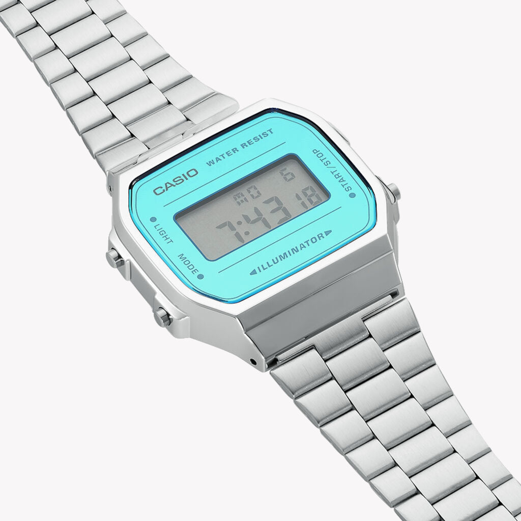 CASIO A168WEM-2EF TIMELESS ELEGANCE - UNISEX MULTIFUNCTIONAL WRISTWATCH IN REFINED RESIN AND METAL-i-Watch-2