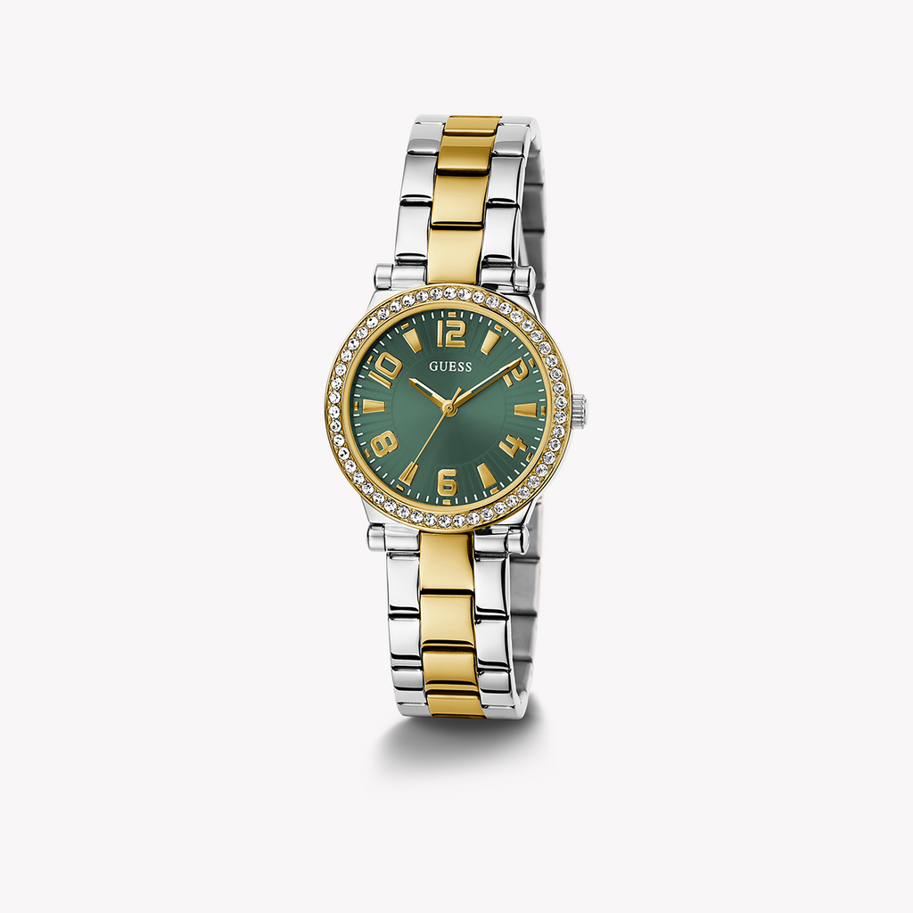 GUESS GW0686L2 - CHIC GOLD & GREEN STATEMENT WOMEN'S WATCH - FASHION MEETS FUNCTIONALITY-i-Watch-4