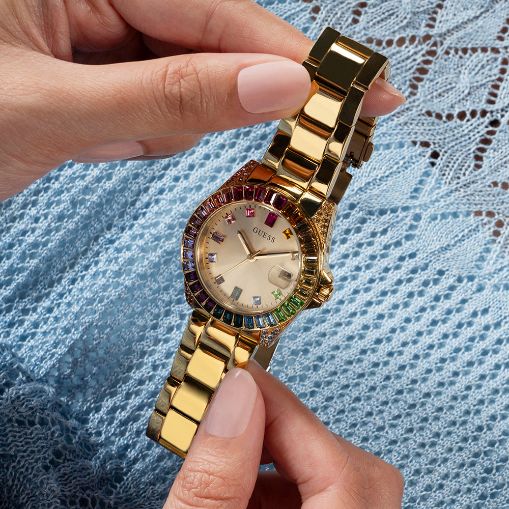 GUESS GW0475L3 RADIANT CHARM - ELEGANT GOLD-WOMEN'S WATCH WITH CHAMPAGNE DIAL-i-Watch-4