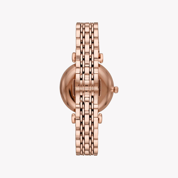 Emporio Armani Women's Rose Gold Watch, White Dial | Ar11110 by i-watch