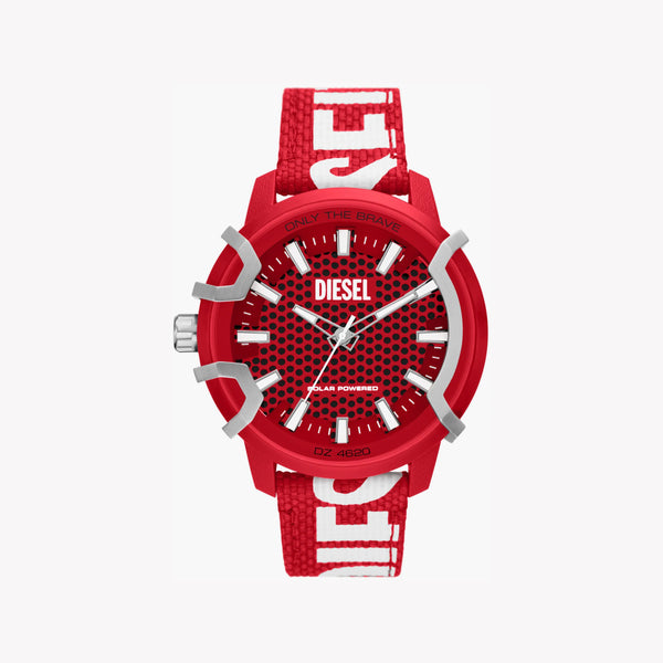Diesel Men's Red Resin Watch, Fabric Band | Dz4620 by i-watch