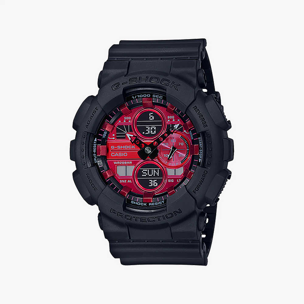 Casio G-Shock Ga-140ar-1adr Bold Resilience - Men's Black Resin Adventure Watch by i-watch