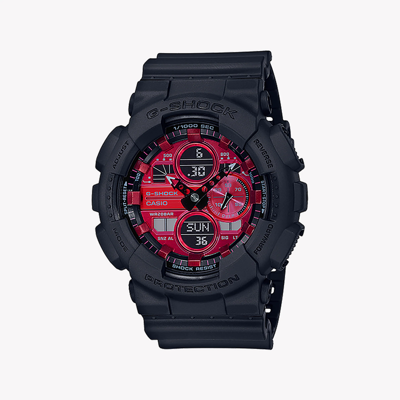 Casio G-Shock Ga-140ar-1adr Bold Resilience - Men's Black Resin Adventure Watch by i-watch