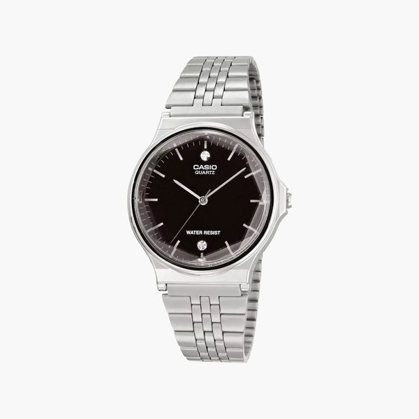Casio Men's Silver Watch, Black Dial | Mq-1000ed-1a2 by i-watch