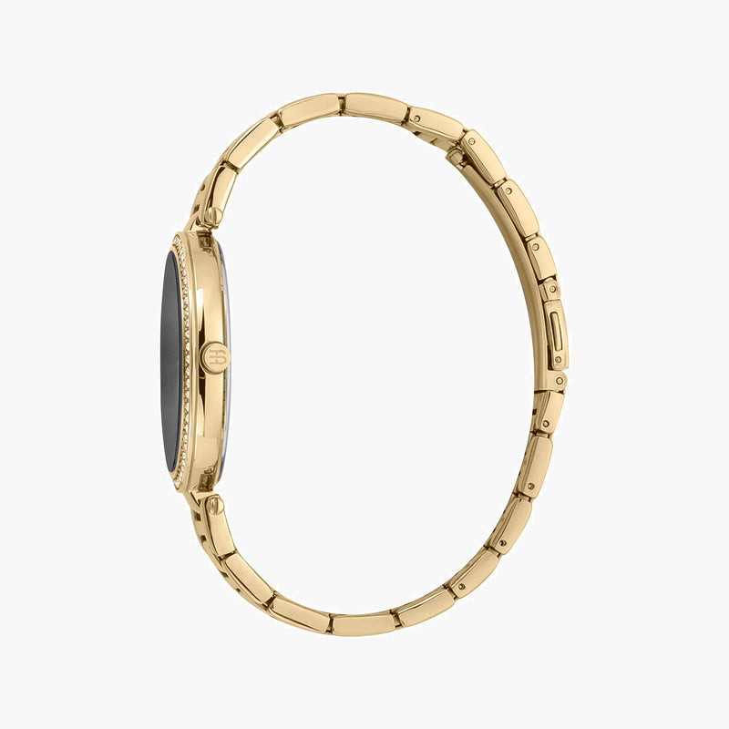 Esprit Women's Gold Stainless Steel Watch, Black Dial | Es1l179m0045 by i-watch