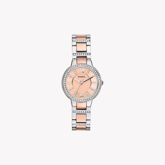 Montre Virginia bicolore en acier inoxydable ES3405