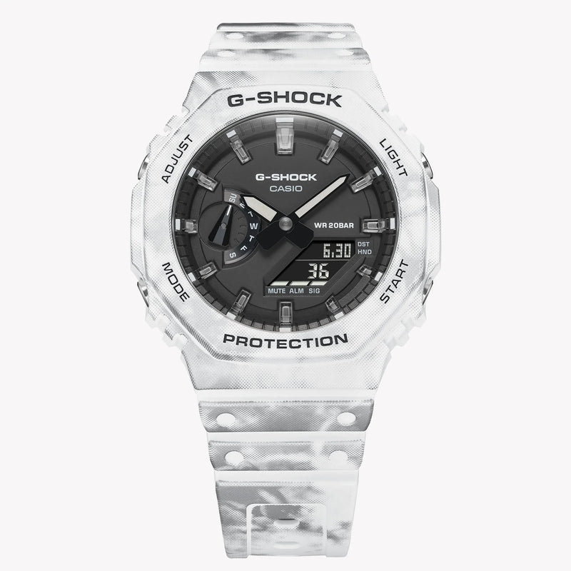 Casio G-Shock Men's Camo Watch, Carbon & Resin | Gae-2100gc-7aer by i-watch