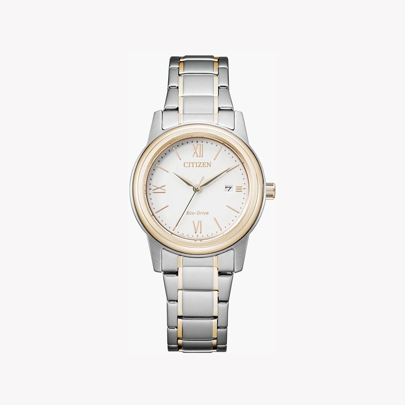 Citizen Fe1226-82a - Elegant Charm: Women's Stainless Steel Watch With Date & Crystal Accents by i-watch