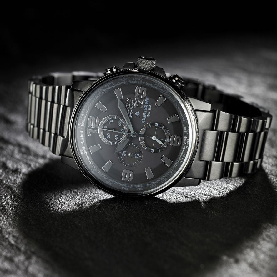 CITIZEN CA0295-58E SCHWARZER EDELSTAHL – LEISTUNGSSTARKE ECO-DRIVE HERRENUHR