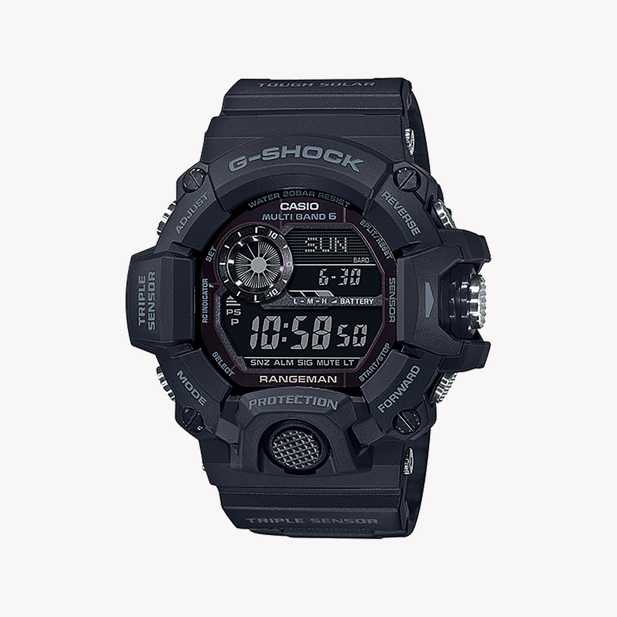 CASIO G-SHOCK GW-9400-1BDR - TOUGH STYLE UNLEASHED: MEN'S RUGGED ADVENTURE WATCH