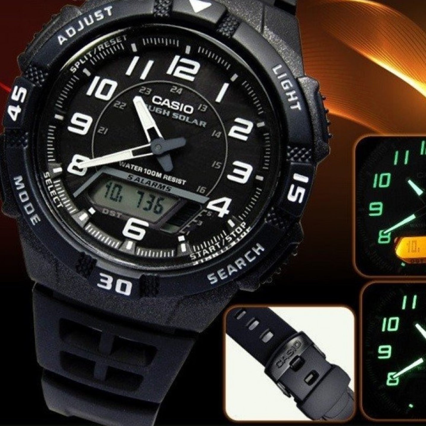 Casio AQ-S800W-1BVEF Hommes