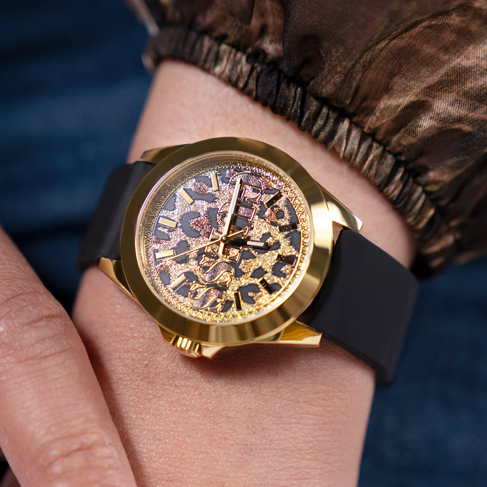GUESS GW0749L2 BOLD FASHIONISTA - STRIKING GOLD ANIMAL PRINT WOMEN'S WATCH-i-Watch-4
