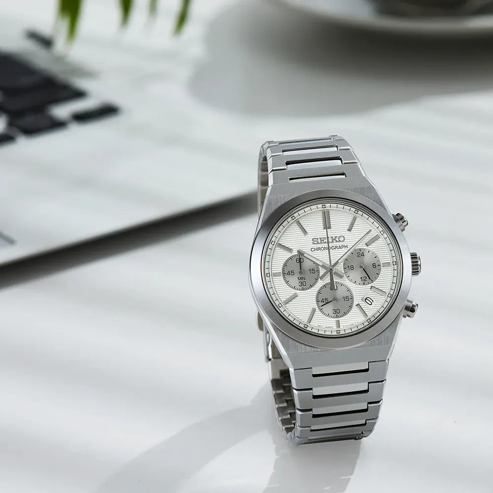 SEIKO SSB451P1 Watch for Men - Elegant Stainless Steel Timepiece-i-Watch-4