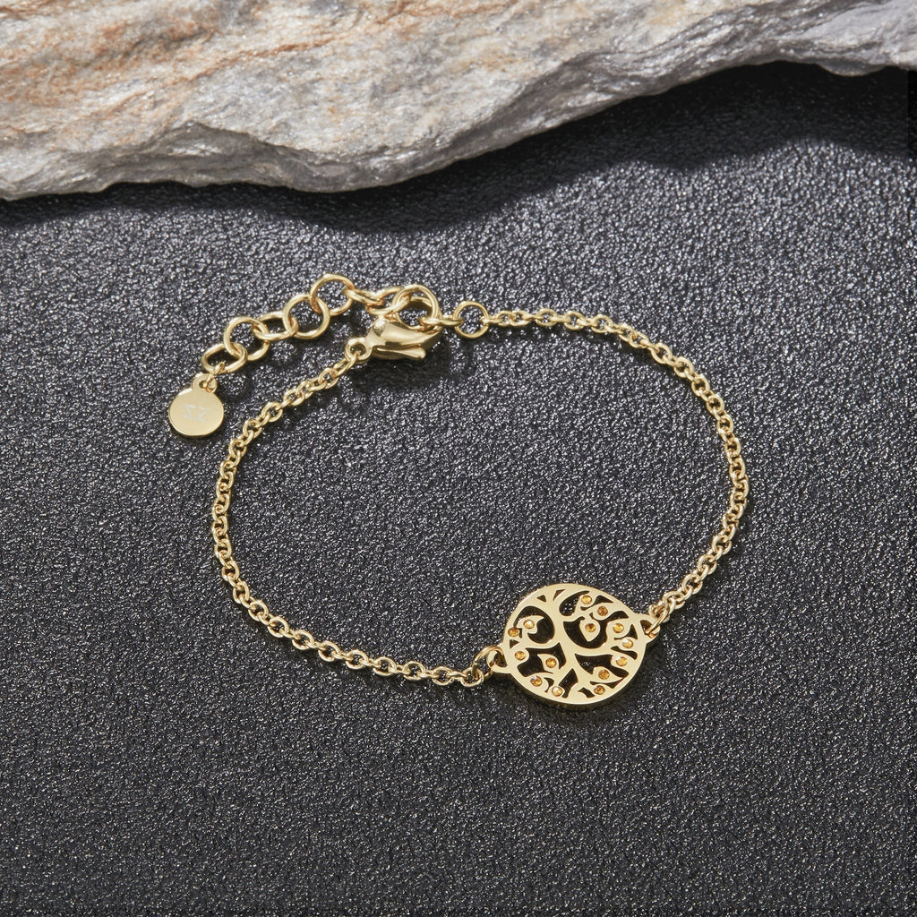 Zink Women's Gold Stainless Steel Bracelet | Zfbr010gs