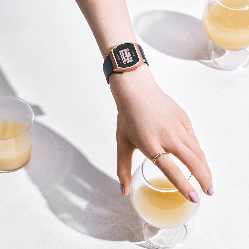 CASIO LW-204-1ADF ROSE GOLD ADVENTURE - ELEGANT WOMEN'S SPORT WATCH with Gray Resin Band-i-Watch-4